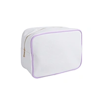 Canvas makeup bag
